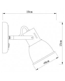 Спот ARTE Lamp A1677AP-1BK-foto3