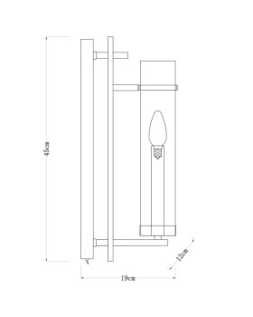 Бра ARTE Lamp A1688AP-1CC-foto5