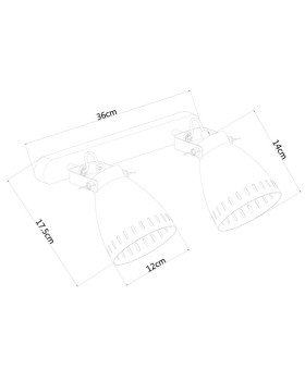 Бра ARTE Lamp A2214AP-2SS-foto4