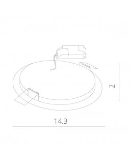 Встраиваемый светильник ARTE Lamp A2609PL-1WH-foto3