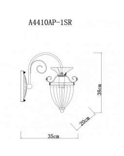 Бра ARTE Lamp A4410AP-1SR-foto5