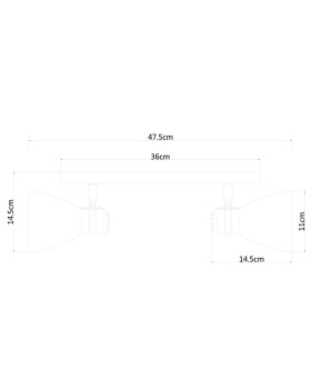 Спот ARTE Lamp A5049AP-2WH-foto4