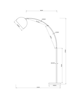 Торшер ARTE Lamp A5822PN-1SS-foto4