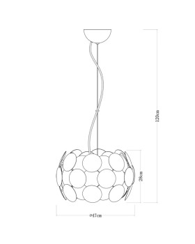 Подвесная люстра ARTE Lamp A5839SP-4WH-foto4