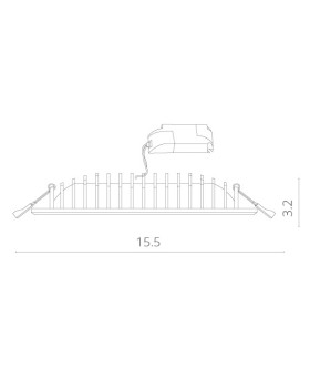 Встраиваемый светильник ARTE Lamp A7245PL-2WH-foto4