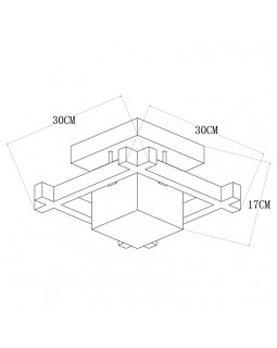 Накладной светильник ARTE Lamp A8252PL-1BR-foto4