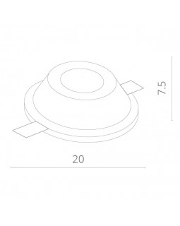 Встраиваемый светильник ARTE Lamp A9270PL-1WH-foto2