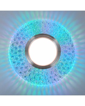 Встраиваемый светильник Elektrostandard 2220 MR16 CL прозрачный подсветка мульти-foto2