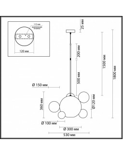 Подвесной светильник Odeon Light 4640/12LB-foto4