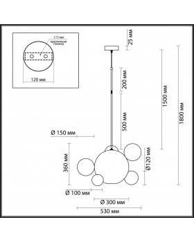 Подвесной светильник Odeon Light 4640/12LB-foto4