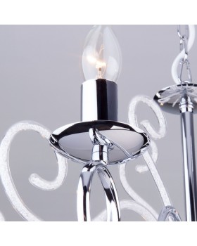 Подвесная люстра Eurosvet 60090/8 хром-foto2