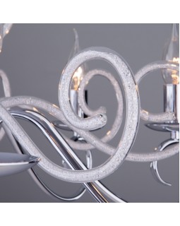 Подвесная люстра Eurosvet 60090/8 хром-foto3