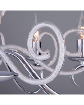 Подвесная люстра Eurosvet 60090/8 хром-foto3