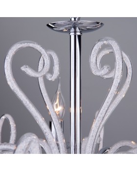 Подвесная люстра Eurosvet 60090/8 хром-foto4