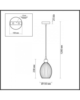 Подвесной светильник Odeon Light 4775/1-foto2