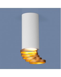 Накладной светильник Elektrostandard DLN102 GU10 белый/золото