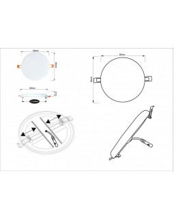 Встраиваемый светильник ARTE Lamp A7981PL-1WH-foto6