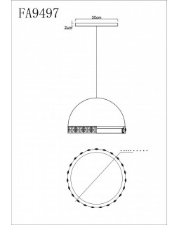Подвесной светильник Ambrella Light FA9497-foto4