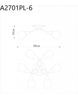 Накладная люстра ARTE Lamp A2701PL-6CC-foto5