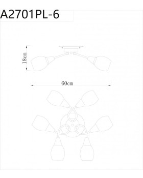 Накладная люстра ARTE Lamp A2701PL-6CC-foto5