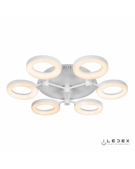 Накладная люстра iLedex FS-014-X6-(B) 72W WH-foto2