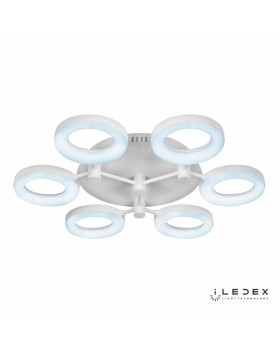 Накладная люстра iLedex FS-014-X6-(B) 72W WH-foto3