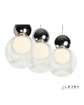 Подвесная люстра iLedex C4476-3R CR-foto4