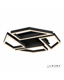 Накладной светильник iLedex 8302-720x720-X-T BK-foto2