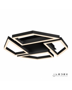 Накладной светильник iLedex 8302-720x720-X-T BK-foto2