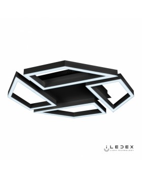 Накладной светильник iLedex 8302-720x720-X-T BK-foto3