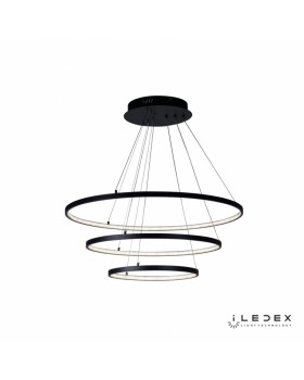 Подвесная люстра iLedex D098-3 (800x600x400) BK-foto4