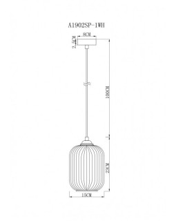 Подвесной светильник ARTE Lamp A1902SP-1WH-foto4
