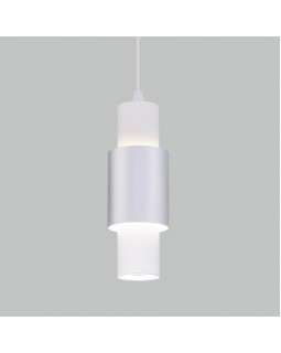 Подвесной светильник Eurosvet 50204/1 LED белый/матовое серебро