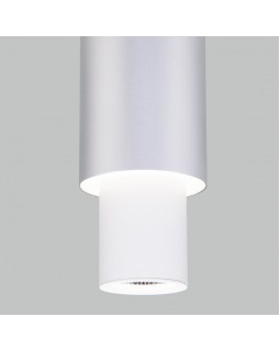 Подвесной светильник Eurosvet 50204/1 LED белый/матовое серебро-foto3