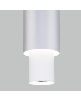 Подвесной светильник Eurosvet 50204/1 LED белый/матовое серебро-foto3