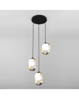 Подвесной светильник Eurosvet 50205/3 черный/бронза-foto2