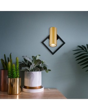 Бра Eurosvet 20091/1 LED черный/ золото-foto2