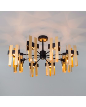 Люстра на штанге Eurosvet 70116/8 черный-foto2