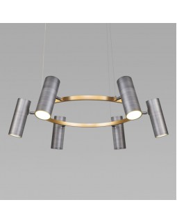 Подвесная люстра Eurosvet 90103/6 матовый серый/золото-foto2