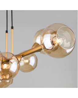 Подвесная люстра Eurosvet 70113/8 янтарный-foto2