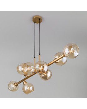 Подвесная люстра Eurosvet 70113/8 янтарный-foto3