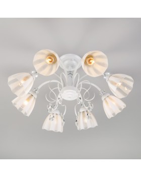 Люстра на штанге Eurosvet 30155/8 белый-foto4