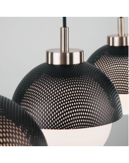 Подвесной светильник Eurosvet 50106/3 античная бронза/черный-foto4