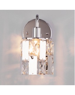 Бра Eurosvet 10101/1 хром/прозрачный хрусталь Strotskis-foto3