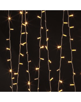 Светодиодная нить Eurosvet 400-102 теплый белый с эффектом мерцания 20м IP65-foto2