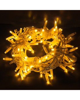 Светодиодная нить Eurosvet 400-102 теплый белый с эффектом мерцания 20м IP65-foto4