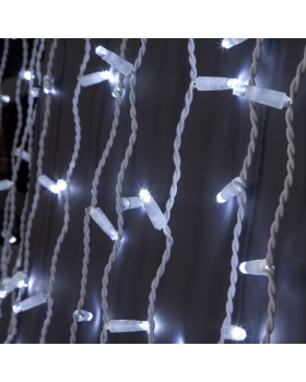 Светодиодный занавес Eurosvet 200-101 белый с эффектом мерцания 2*3м IP65-foto4