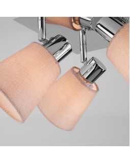 Накладной светильник Eurosvet 20080/4 хром/бежевый-foto3