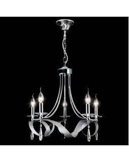 Подвесная люстра Eurosvet 60064/5 хром-foto2