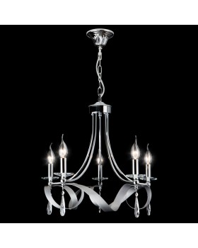 Подвесная люстра Eurosvet 60064/5 хром-foto2